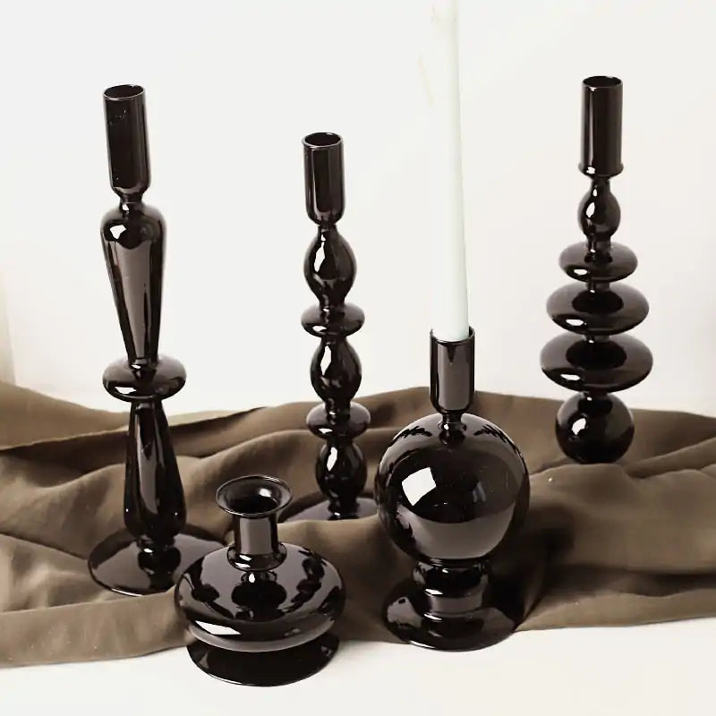 Candelabro de Vidrio Estilo Rue