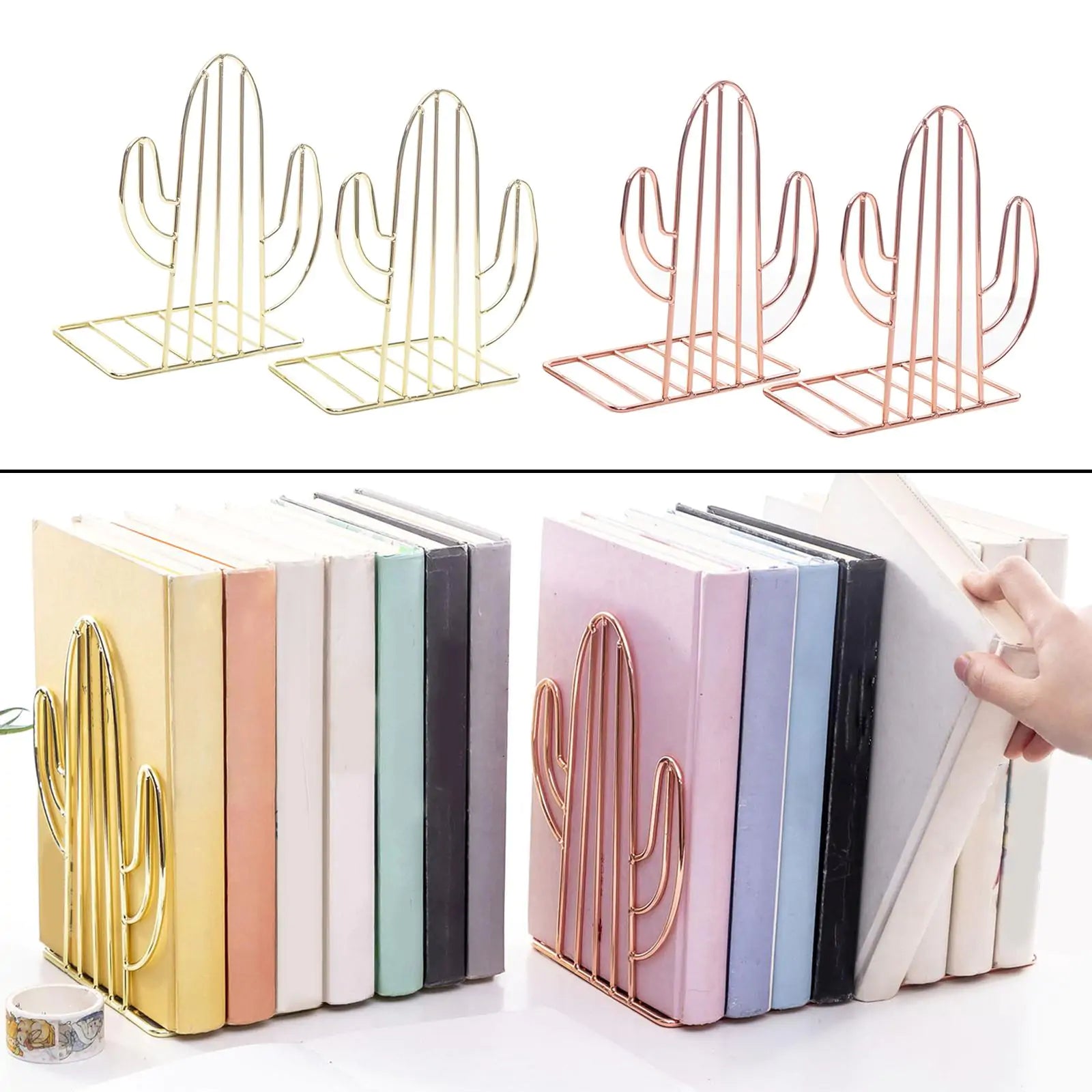Soporte de libros Cactus